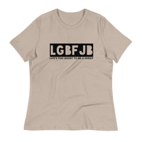 Load image into Gallery viewer, Let&#39;s Go B.... F*JB Blackout Ngo Women&#39;s Relaxed T-Shirt
