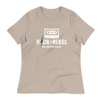 Load image into Gallery viewer, Rock+Reb£llion Cassette A-Side Women&#39;s Relaxed T-Shirt
