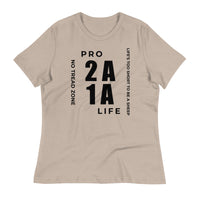 Load image into Gallery viewer, Pro 1A 2A Life, No Tread Zone Ngo Women&#39;s Relaxed T-Shirt

