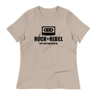 Load image into Gallery viewer, Rock+Reb£llion Cassette B-Side Women&#39;s Relaxed T-Shirt
