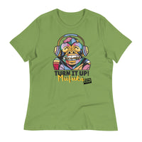 Load image into Gallery viewer, Rock+Reb£llion Turn It Up! Mufuka Women&#39;s Relaxed T-Shirt

