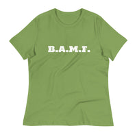 Load image into Gallery viewer, Bad A** M&#39;Fer Blanco Women&#39;s Relaxed T-Shirt
