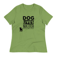 Load image into Gallery viewer, Dog Lives Matter Women&#39;s Relaxed T-Shirt
