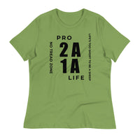 Load image into Gallery viewer, Pro 1A 2A Life, No Tread Zone Ngo Women&#39;s Relaxed T-Shirt
