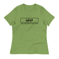 Load image into Gallery viewer, Let&#39;s Go B.... F*JB Box Script Ngo Women&#39;s Relaxed T-Shirt
