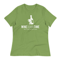 Load image into Gallery viewer, Wine Down Time Blanco Women&#39;s Relaxed T-Shirt
