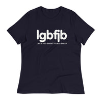 Load image into Gallery viewer, Let&#39;s Go B.... F*JB LC Blanco Women&#39;s Relaxed T-Shirt
