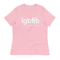 Load image into Gallery viewer, Let&#39;s Go B.... F*JB LC Blanco Women&#39;s Relaxed T-Shirt
