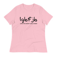 Load image into Gallery viewer, Let&#39;s Go B.... F*JB Kid Script Ngo Women&#39;s Relaxed T-Shirt
