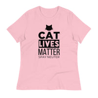 Load image into Gallery viewer, Cat Lives Matter Ngo Women&#39;s Relaxed T-Shirt
