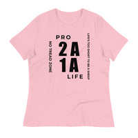 Load image into Gallery viewer, Pro 1A 2A Life, No Tread Zone Ngo Women&#39;s Relaxed T-Shirt
