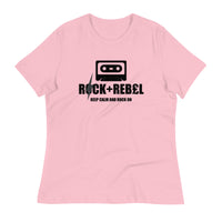 Load image into Gallery viewer, Rock+Reb£llion Cassette B-Side Women&#39;s Relaxed T-Shirt
