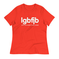 Load image into Gallery viewer, Let&#39;s Go B.... F*JB LC Blanco Women&#39;s Relaxed T-Shirt
