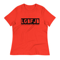 Load image into Gallery viewer, Let&#39;s Go B.... F*JB Blackout Ngo Women&#39;s Relaxed T-Shirt
