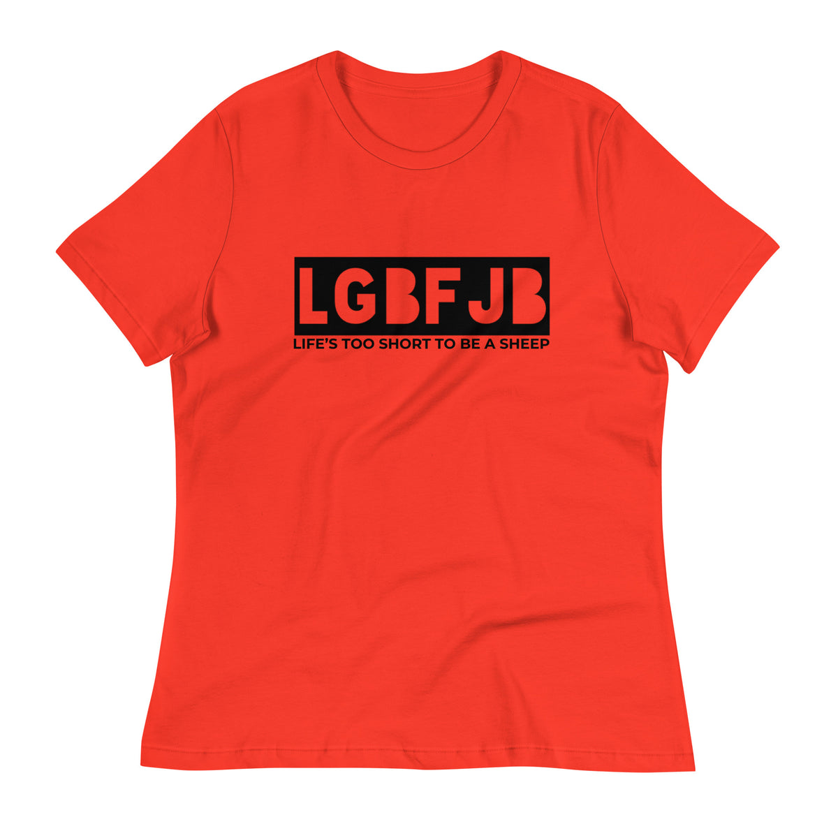 Let's Go B.... F*JB Blackout Ngo Women's Relaxed T-Shirt