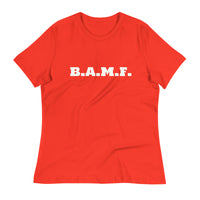Load image into Gallery viewer, Bad A** M&#39;Fer Blanco Women&#39;s Relaxed T-Shirt
