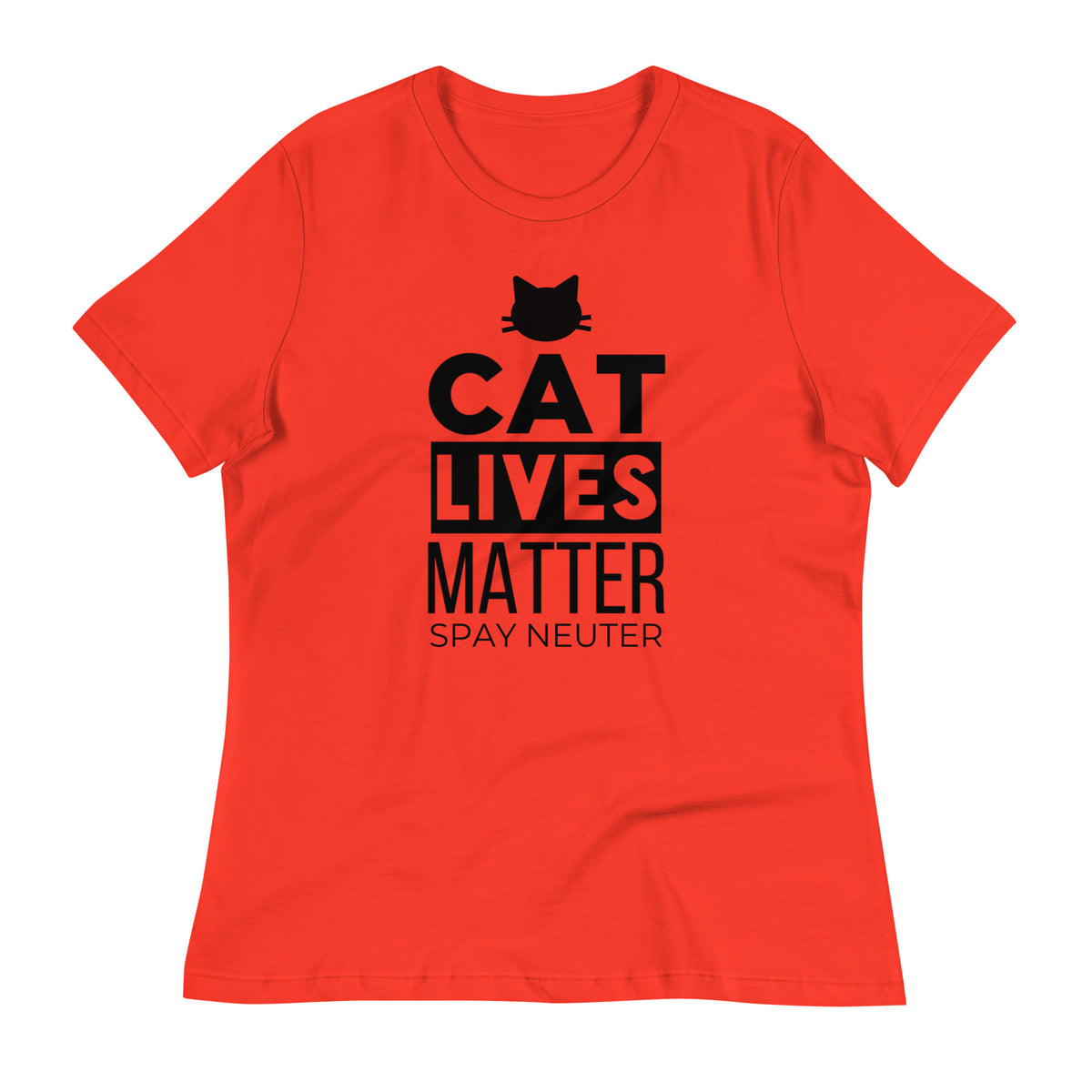 Cat Lives Matter Ngo Women's Relaxed T-Shirt