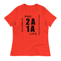 Load image into Gallery viewer, Pro 1A 2A Life, No Tread Zone Ngo Women&#39;s Relaxed T-Shirt
