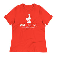 Load image into Gallery viewer, Wine Down Time Blanco Women&#39;s Relaxed T-Shirt
