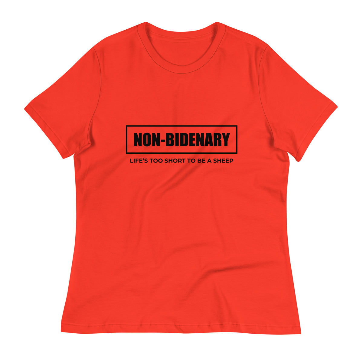 Non-Bidenary Ngo Women's Relaxed T-Shirt