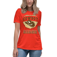 Load image into Gallery viewer, Cowboy Rider Women&#39;s Relaxed T-Shirt
