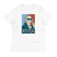 Load image into Gallery viewer, Partay Like It&#39;s 1776 Women&#39;s Relaxed T-Shirt
