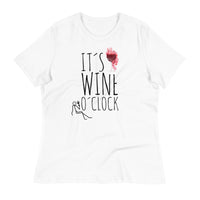 Load image into Gallery viewer, It&#39;s Wine O&#39;Clock Women&#39;s Relaxed T-Shirt
