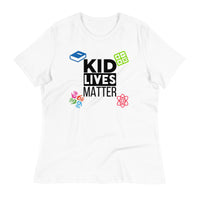 Load image into Gallery viewer, Kid Lives Matter Women&#39;s Relaxed T-Shirt - White
