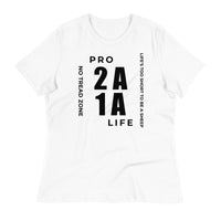 Load image into Gallery viewer, Pro 1A 2A Life, No Tread Zone Ngo Women&#39;s Relaxed T-Shirt
