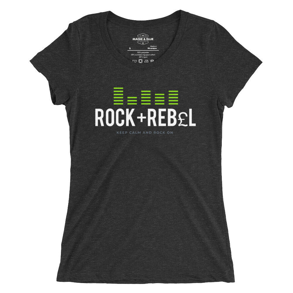 Rock+Reb£llion EQ Verde Women's Tri-Blend Slim Fit T-Shirt